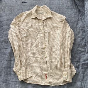 Barbour Moorland Shirt Cream size 8